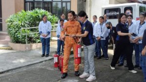 Anihan Technical School | BFP-Calamba Holds Fire Evacuation Drill at Anihan